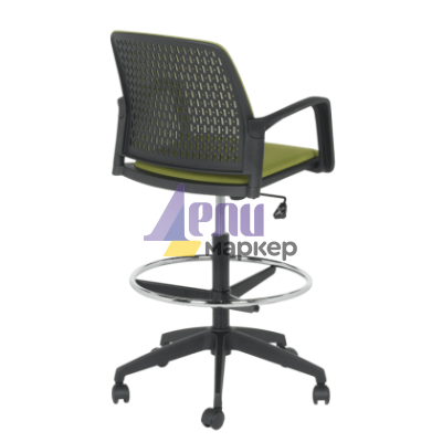 Работен офис стол Carmen 7556 - зелен