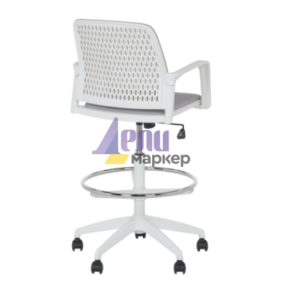 Работен офис стол Carmen 7556 W - светлосив