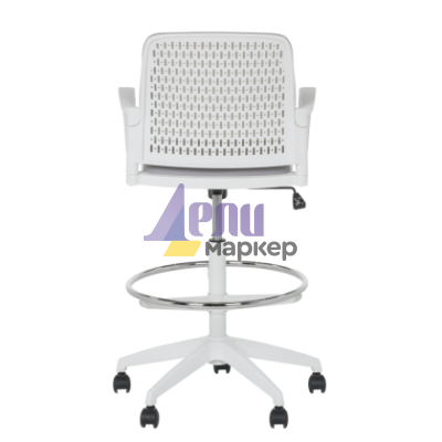 Работен офис стол Carmen 7556 W - светлосив