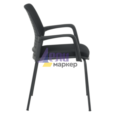 Посетителски стол Carmen 1138 - черен