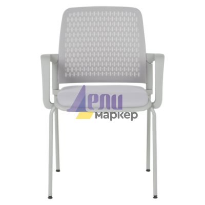 Посетителски стол Carmen 1138 G - светлосив