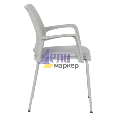 Посетителски стол Carmen 1138 G - светлосив