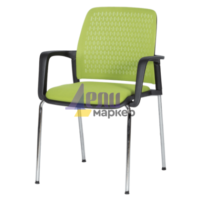 Посетителски стол Carmen 1138 CH - зелен