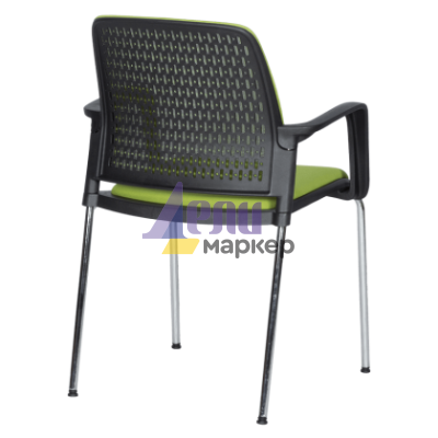 Посетителски стол Carmen 1138 CH - зелен