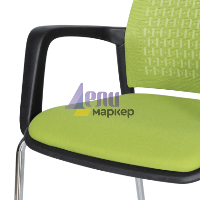 Посетителски стол Carmen 1138 CH - зелен