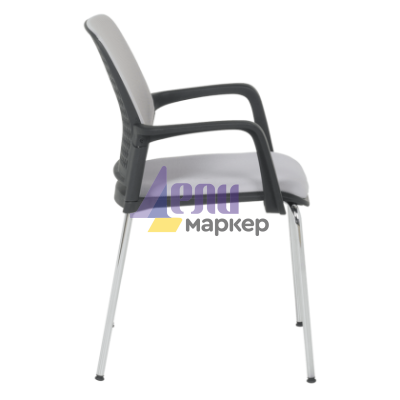 Посетителски стол Carmen 1138 CH - светлосив