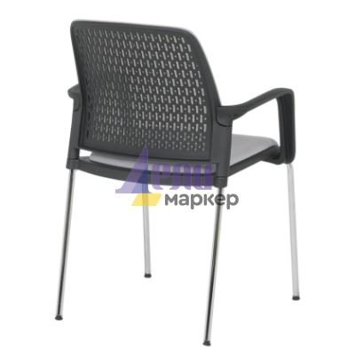 Посетителски стол Carmen 1138 CH - светлосив