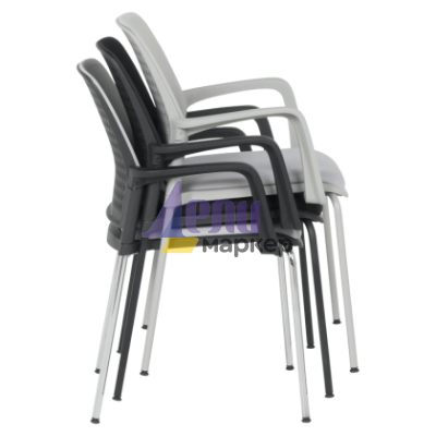 Посетителски стол Carmen 1138 CH - светлосив