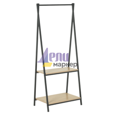 Закачалка за дрехи VARNAMO - бук / черно