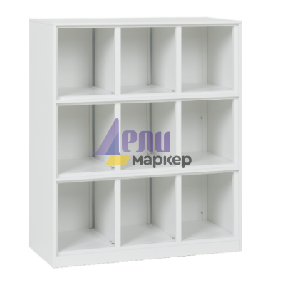 Метална етажерка Carmen CR-1297 K - бяла