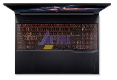 Лаптоп Acer Nitro V 16 AI, ANV16-42-R8RP, AMD Ryzen 7 260 (8C/16T, up to 5.10 GHz, 24MB), 16" WQXGA (1920x1200)IPS 180Hz, 1*16GB DDR5 (1 slot free),  1024GB PCIe NVMe SSD, GeForce RTX 5060 8GB GDDR7 630 AI TOPS, WiFi 802.11e, MicroSD, BT 5.3, No Os, Black