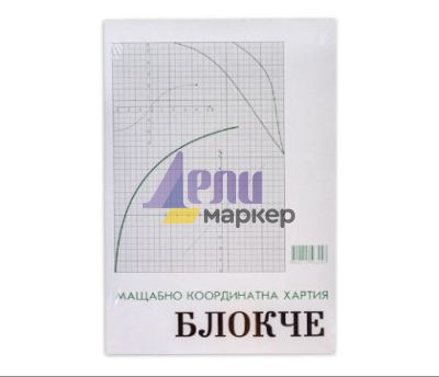 Блокче с милиметрова хартия Multiprint A4, 20 листа
