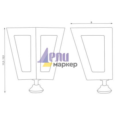 Комплект крака за метален шкаф