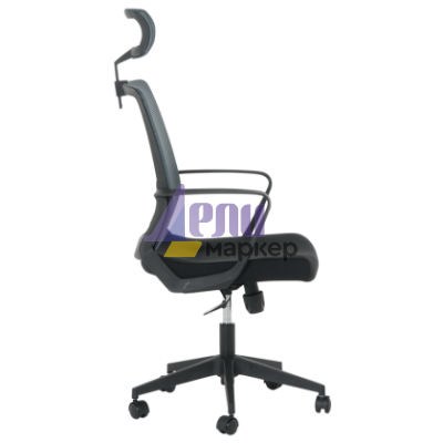 Президентски офис стол Carmen 7562 - черно - сиво