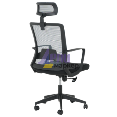 Президентски офис стол Carmen 7562 - черно - сиво