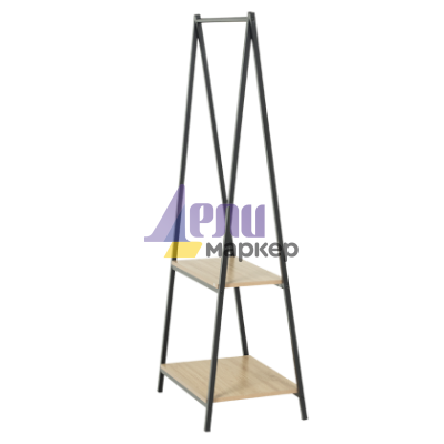 Закачалка за дрехи VARNAMO - бук / черно