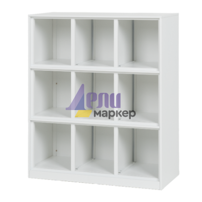 Метална етажерка Carmen CR-1297 K - бяла