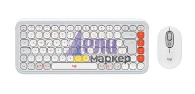 Комплект Logitech Pop Icon Combo - White - US INT'L - BT - N/A - INTNL-973