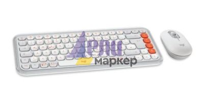 Комплект Logitech Pop Icon Combo - White - US INT'L - BT - N/A - INTNL-973