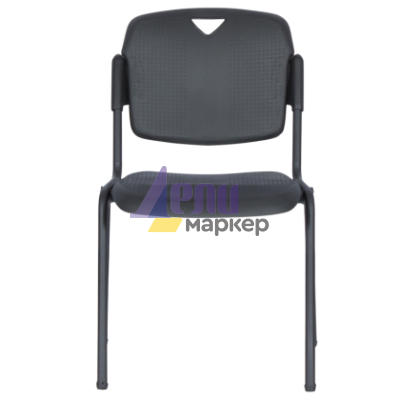 Посетителски стол ROLF - черен