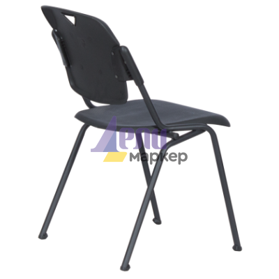 Посетителски стол ROLF - черен