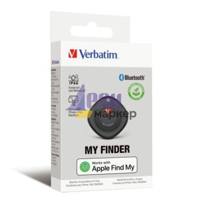 Проследяващо устройство Verbatim MYF-01 MyFinder Bluetooth Item Finder 1 pack Black
