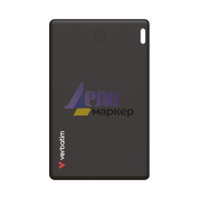 Проследяващо устройство Verbatim MYFCR-02BS My Finder Card Bluetooth Item Finder 2 pack Black/Silver