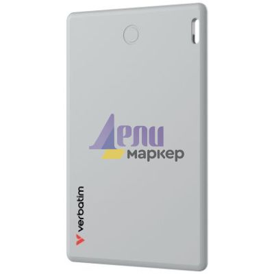 Проследяващо устройство Verbatim MYFCR-02BS My Finder Card Bluetooth Item Finder 2 pack Black/Silver