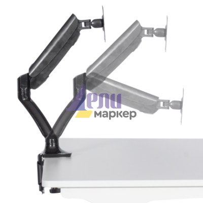 Стойка за монитор с газов амортисьор Carmen CR-502-1 - черна