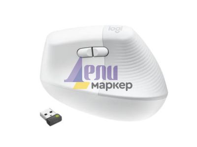 Мишка Logitech Lift Vertical Ergonomic Mouse for Business, Off-white
