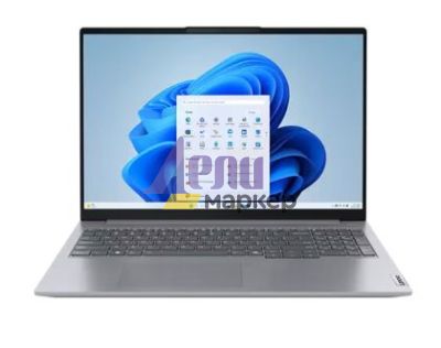 Лаптоп Lenovo ThinkBook 16 G7 AMD Ryzen 7 7735HS (up to 4.75GHz, 16MB), 32GB(16+16) DDR5-4800, 1TB SSD, 16" WUXGA (1920x1200) IPS AG, Integrated AMD Graphics, FHD&IR Cam, Backlit KB, 3 cell, WLAN, BT, FPR, DOS, 3Y Onsite