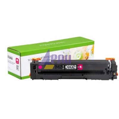 Тонер касета универсална Static Control Magenta HP no. 203X CF543X CRG-054HM SUPER PREMIUM Съвместим консуматив, голям капацитет 2 500 стр.