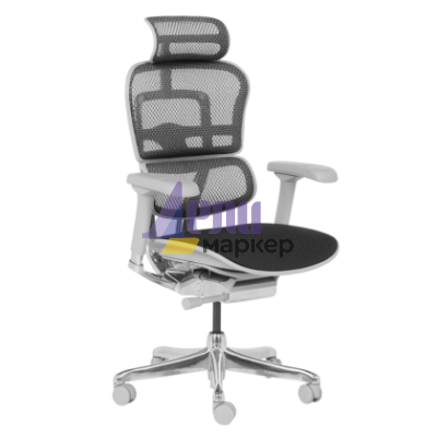 Ергономичен стол ERGOHUMAN ELITE 2 - сива рамка - черен