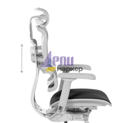 Ергономичен стол ERGOHUMAN ELITE 2 - сива рамка - черен