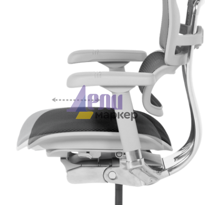 Ергономичен стол ERGOHUMAN ELITE 2 - сива рамка - черен