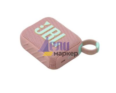Тонколони JBL GO 4 PINK Ultra-portable waterproof and dustproof Speaker