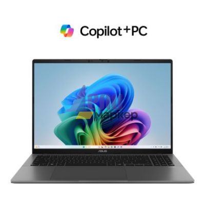 Лаптоп Asus Vivobook S S3607VA-RP031,Intel i7-13620H  2.4 GHz (24MB Cache, up to 4.9 GHz),, 16.00" OLED WUXGA(WU) 1920X1200 16:10,LPDDR5  16GB  (8 on BD),1TB SSD G4,Backlit Chiclet  with Num-key, No OS, GRAY+Backpack