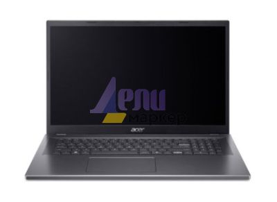 Лаптоп Acer Aspire 17, A17-51M-542K, Intel Core i5-1334U (10C/12T,up to 4.60GHz, 12MB), 17.3" FHD (1920x1080) IPS slim bezel LCD, 16GB DDR5 4600MHz,512GB PCIe NVMe SSD, Intel UMA, FHD Cam,WiFi 6E, BT 6E, Win Home 11, Steel Gray