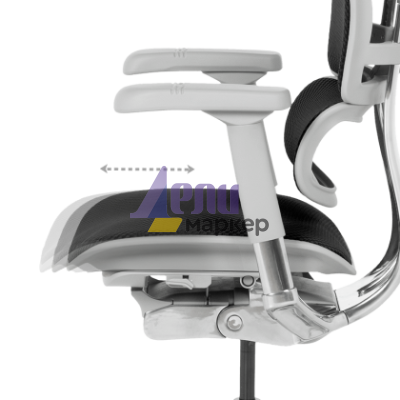 Ергономичен стол ERGOHUMAN ELITE 2 - сива рамка - черен