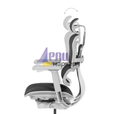 Ергономичен стол ERGOHUMAN ELITE 2 - сива рамка - черен