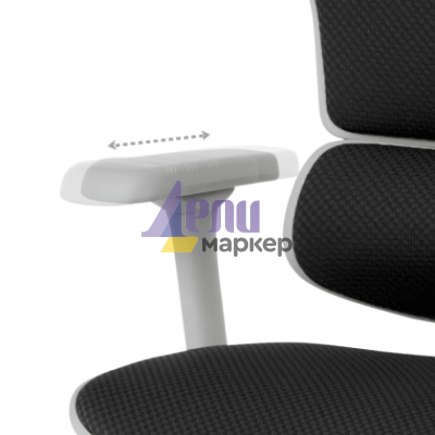 Ергономичен стол ERGOHUMAN ELITE 2 - сива рамка - черен