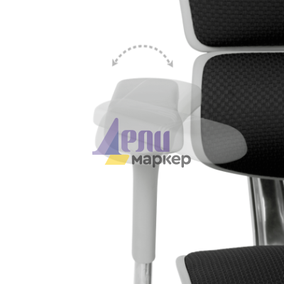 Ергономичен стол ERGOHUMAN ELITE 2 - сива рамка - черен