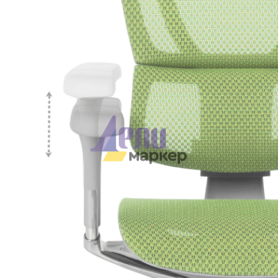 Ергономичен стол ERGOHUMAN IOO ELITE 2 - сива рамка - зелен