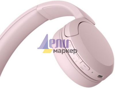 Слушалки Sony Headset WH-CH520, pink