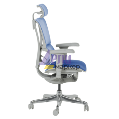 Ергономичен стол ERGOHUMAN IOO ULTRA - сива рамка - син