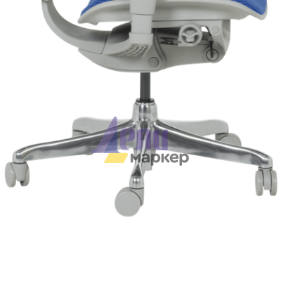 Ергономичен стол ERGOHUMAN IOO ULTRA - сива рамка - син