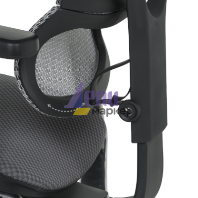 Ергономичен стол ERGOHUMAN IOO ELITE 2 - черна рамка - черен