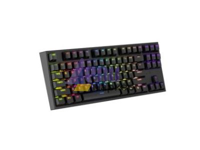 Клавиатура Genesis Gaming Keyboard Thor 404 TKL Black RGB Backlight US Layout Brown Switch