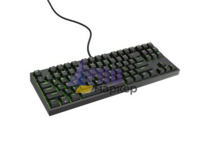 Клавиатура Genesis Gaming Keyboard Thor 404 TKL Black RGB Backlight US Layout Brown Switch