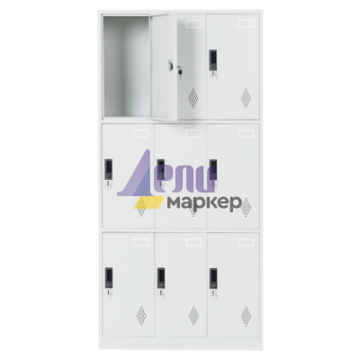 Метален шкаф Carmen CR-1244 GR - сив